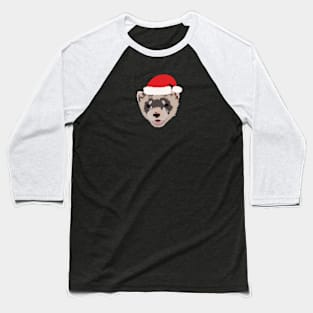 Chirstmas Ferret Baseball T-Shirt